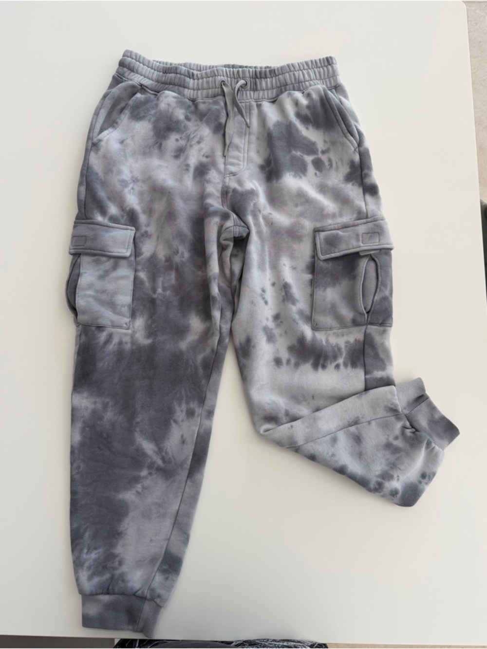 H&M Light Gray Cargo Sweatpants
